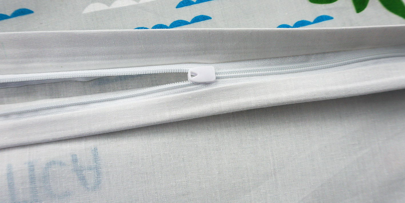 Pościel 100x135 cm mapa szara 3961b 5901685685979